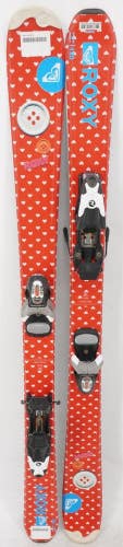 Roxy Sweetheart Buttons Kids Skis with Bindings - 120 cm Used
