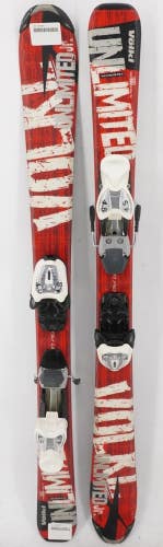 Volkl Unlimited Jr. Kids Skis with Bindings - 110 cm Used