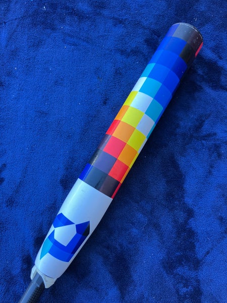 White 2023 DeMarini Prism+ Composite Bat (-10) Composite 22 oz 32" (Used)