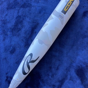 2025 Rawlings Icon Composite Bat USSSA Certified (-5) Composite 25 oz 30" (Used)