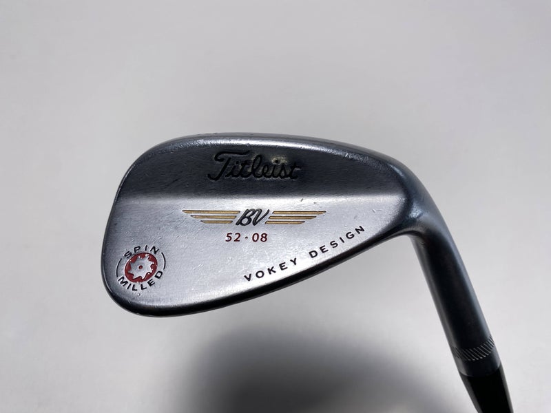 Titleist Vokey Spin Milled Chrome 2009 Gap Wedge GW 52* 8 Bounce Wedge Mens RH