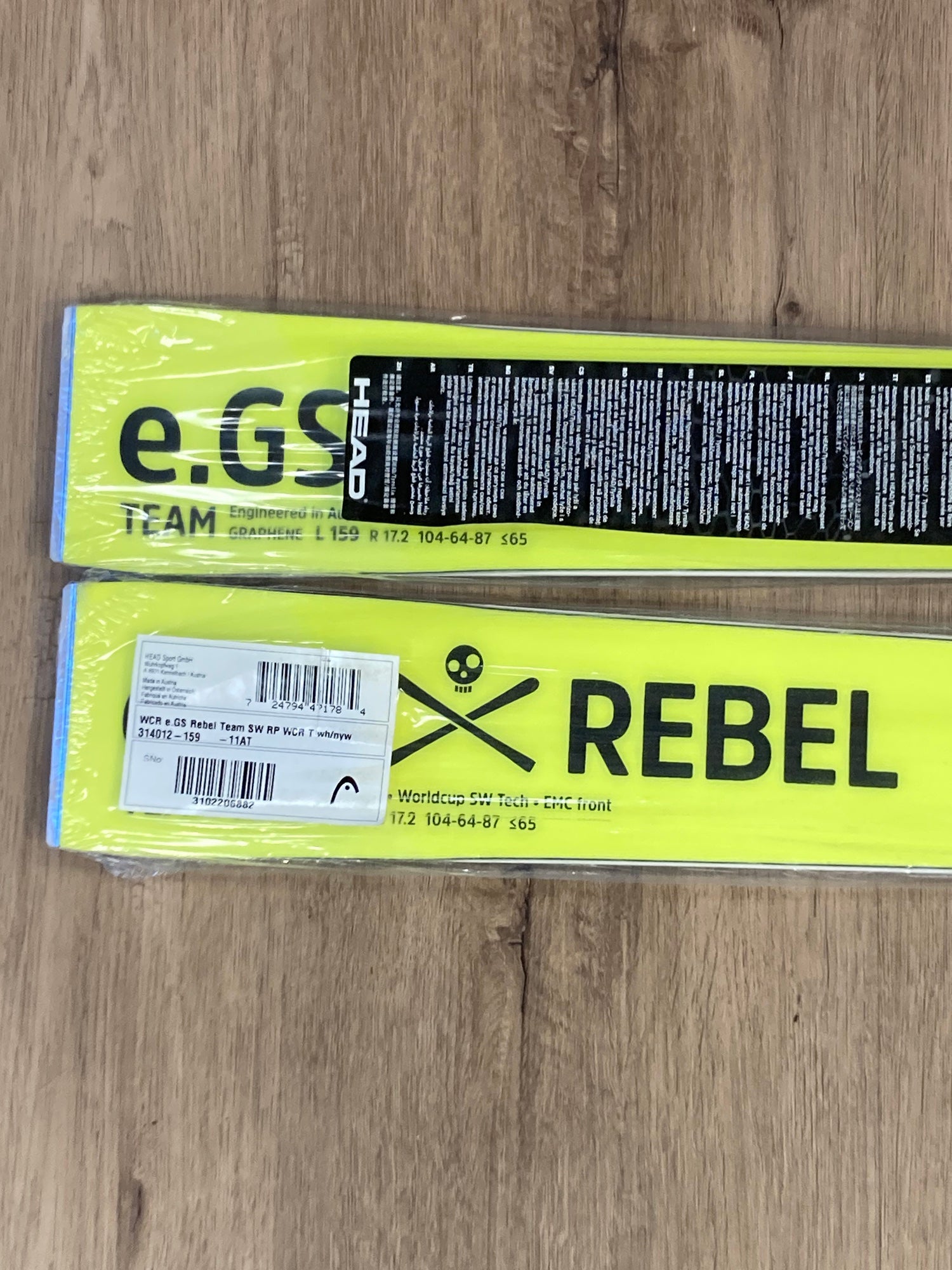 NEW HEAD World Cup Rebels e.GS Rebel Team 159 cm Skis | No