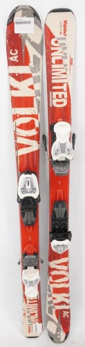 Volkl Unlimited AC Junior Skis with Bindings - 120 cm Used