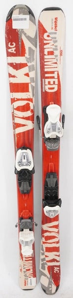 Volkl Unlimited AC Junior Skis with Bindings - 120 cm Used