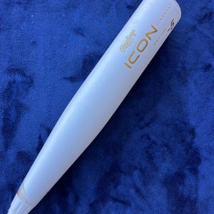 2024 Rawlings Icon Composite Bat USSSA Certified (-5) Composite 25 oz 30" (Used)