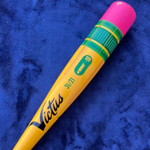 2024 Victus Vibe Alloy Bat USABat Certified (-10) Alloy 21 oz 31" (Used)