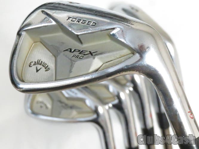 Callaway Apex Pro 19 Irons UST Mamiya Recoil 95 F3 Regular Flex 5-P