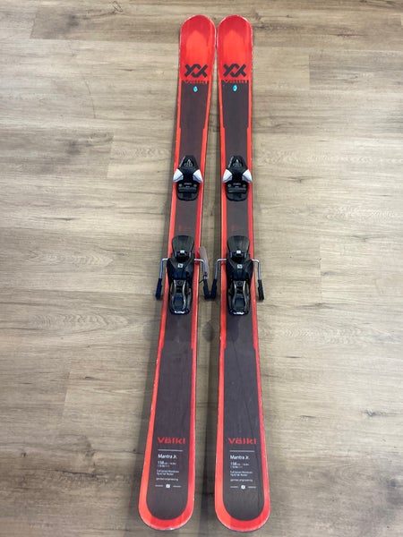 Volkl Mantra Jr 158 cm Skis With Bindings (Used)