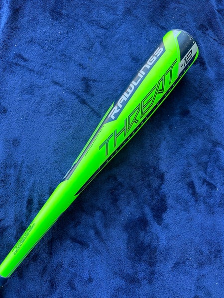 Rawlings Threat Composite Bat USABat Certified (-12) Composite 15 oz 27" (Used)