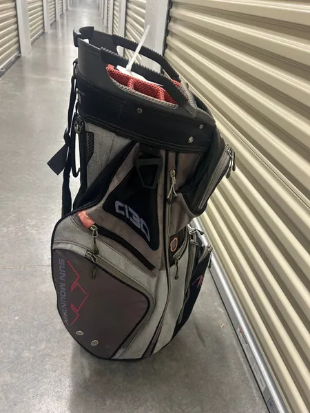 Sun Mountain C-130 Cart Bag Golf - Black/Red/Gray - 14 Way Divider