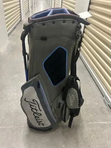 Titleist Hybrid 14 Stand Golf Bag - Black/Charcoal/Gray/Blue