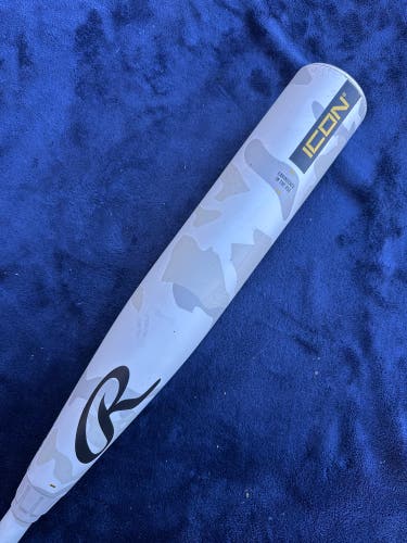 2025 Rawlings Icon Composite Bat USSSA Certified (-5) Composite 26 oz 31" (Used)