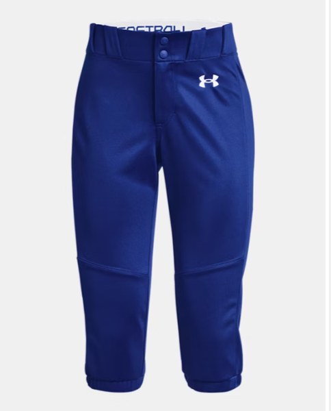 Under Armour Women's UA Utility Softball Fastpitch Pants Royal Size M #1375665