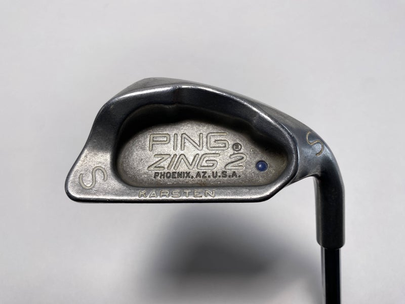 Ping Zing 2 Sand Wedge SW Blue Dot 1* Up Karsten JZ Wedge Steel Mens RH
