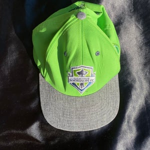 Vintage 2014 Adidas MLS Seattle Sounders FC Heathered SnapBack Hat