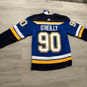 Adidas Primegreen St. Louis Blues Ryan O’Reilly Captain Home Jersey - 52 - New