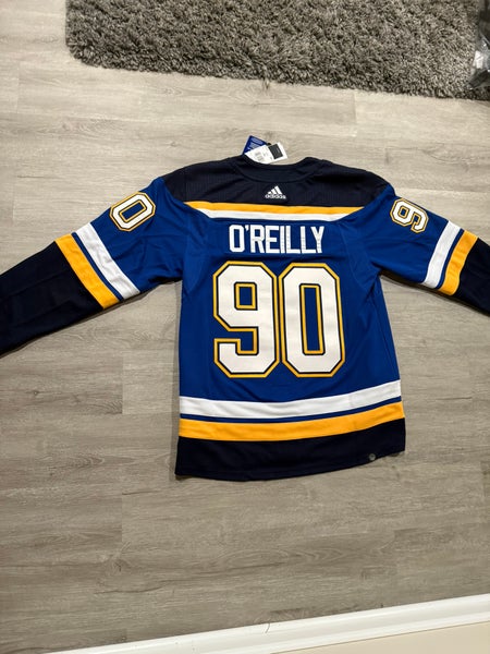 Adidas Primegreen St. Louis Blues Ryan O’Reilly Captain Home Jersey - 52 - New