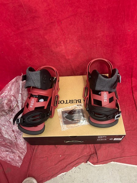 Unisex Medium Burton MISSION Snowboard Bindings (New)