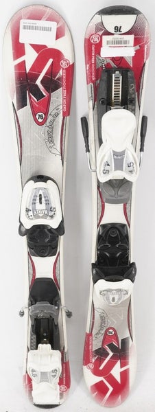K2 Indy JSL 12 Kids Skis with Bindings - 76 cm Used