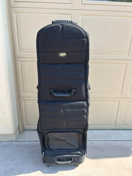 Izzo Golf Wheeled Golf Travel Bag suitcase Black