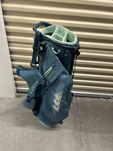 Sun Mountain Sync 4 Way Divider Golf Club Cart Bag Blue/Teal No Rain Cover