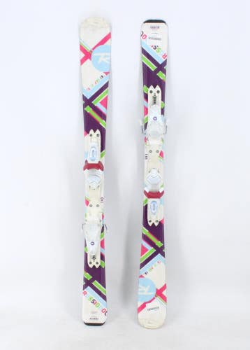 Rossignol Fun Girl Kids Skis with Bindings - 110 cm Used