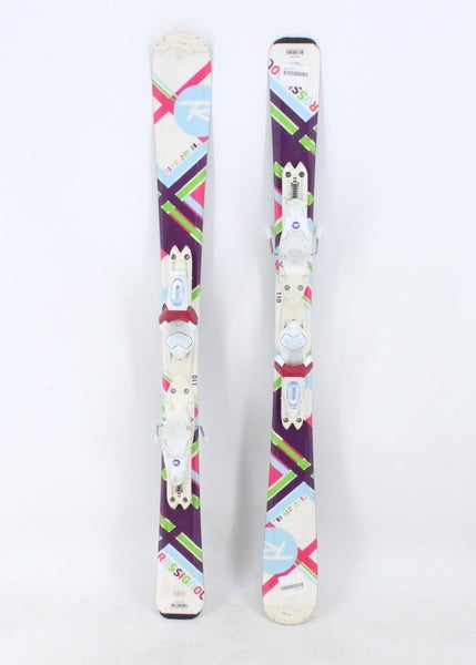 Rossignol Fun Girl Kids Skis with Bindings - 110 cm Used