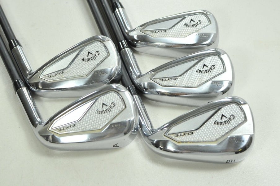 Callaway Elyte Max Fast 7-PW,AW Iron Set Senior Flex Vanquish Graphite # 204787