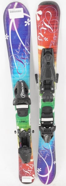 Axis Luna Kids Skis with Bindings - 90 cm Used