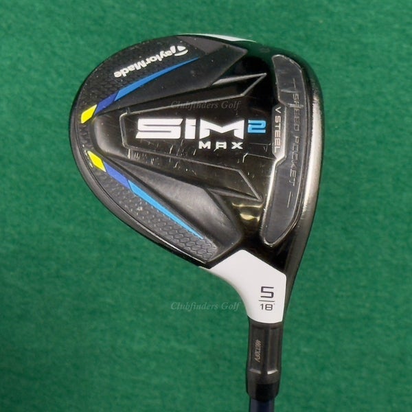 TaylorMade SIM2 MAX 18 Fairway 5 Wood Ventus Blue FW 5-R Graphite Regular