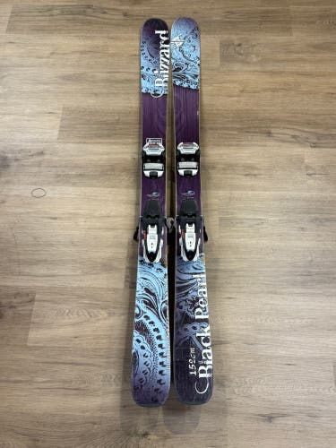 Blizzard  black pearl 150 cm Skis With Bindings (Used)