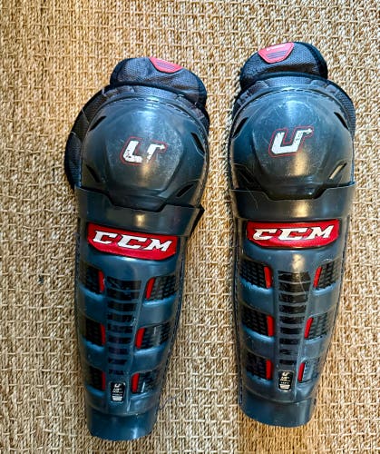 Intermediate CCM U+ Crazy Light 13" Shin Pads (Used)