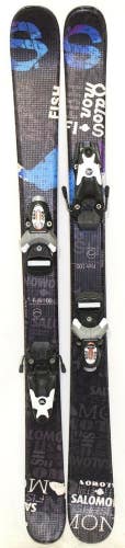 Salomon Fish Twin Tip Kids Skis with Bindings - 100 cm Used