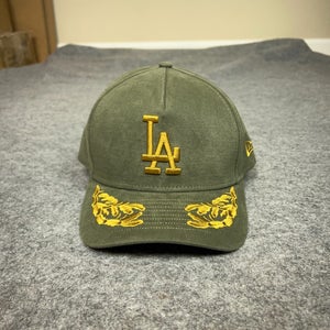 Los Angeles Dodgers Mens Hat Snapback Green Cap New Era X Alpha Industries MLB