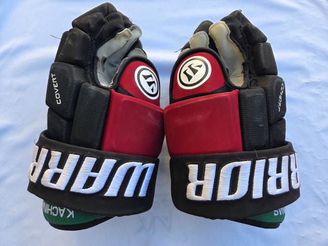 Used Arizona Kachinas Warrior Covert Pro Gloves Size 13" (Black, Green, and Red)