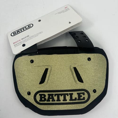 Battle Adult Diamond Chorme Football Back Plate