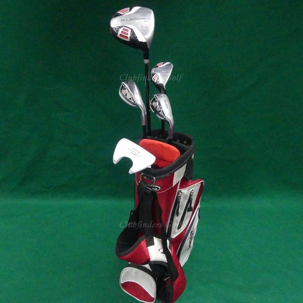JUNIOR Tour Edge Bazooka HT Max-J 5-Piece Complete Golf Club Set w/ Stand Bag