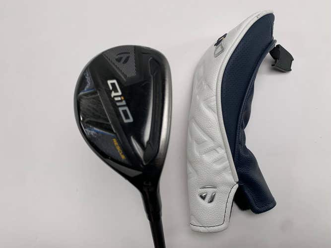 TaylorMade Qi10 4 Hybrid 22* UST Mamiya 55H F2 HL Senior Graphite Mens RH HC