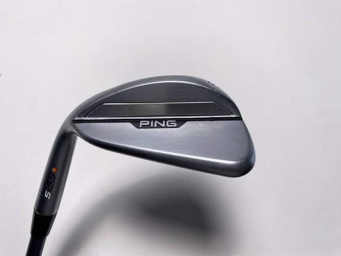 Ping s159 Chrome Lob Wedge LW 58* 8 Bounce E-Grind Orange Dot 2* Flat Mens LH