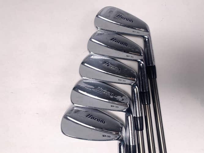 Mizuno MP 33 Iron Set 4-9 Fujikura Vista Pro 90 Stiff Graphite Mens RH- No 8i