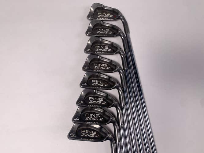 Ping Zing 2 Iron Set 3-PW Black Dot Karsten JZ Regular Steel Mens RH