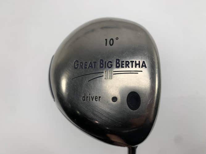 Callaway Great Big Bertha II Driver 10* GBB System 60 Firm Graphite Mens RH