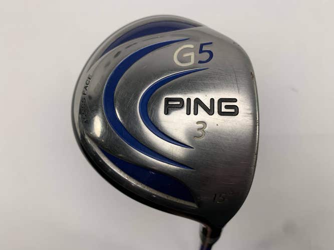 Ping G5 3 Fairway Wood 15* Grafalloy ProLaunch Blue Regular Graphite Mens RH