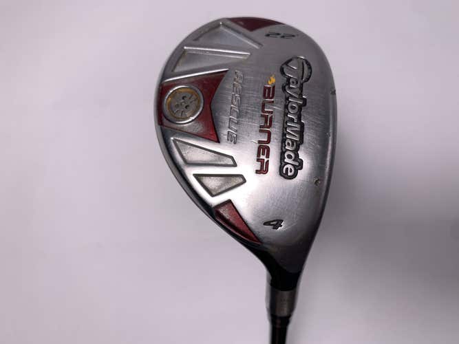 TaylorMade Burner Rescue 4 Hybrid 22* REAX SuperFast 65g Stiff Graphite Mens RH