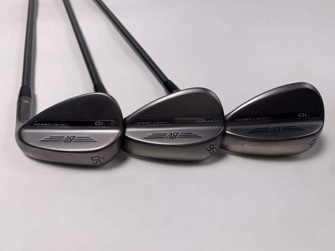 Titleist Vokey SM10 Nickel Wedge Set 50* 12 | 56* 12 | 60* 12 SteelFiber i90 RH