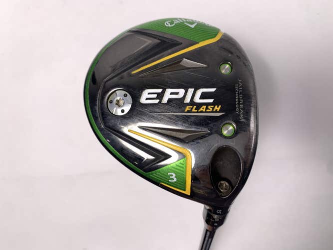 Callaway EPIC Flash 3 Fairway Wood 15* Project X Even Flow 6.0 65g Stiff RH