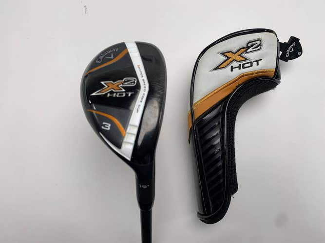 Callaway X2 Hot 3 Hybrid 19* X2 Hot 60g Regular Graphite Mens RH HC Midsize Grip