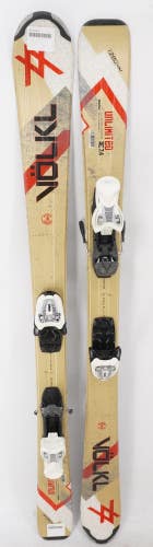 Volkl Unlimited AC 7.4 Kids Skis with Bindings - 128 cm Used