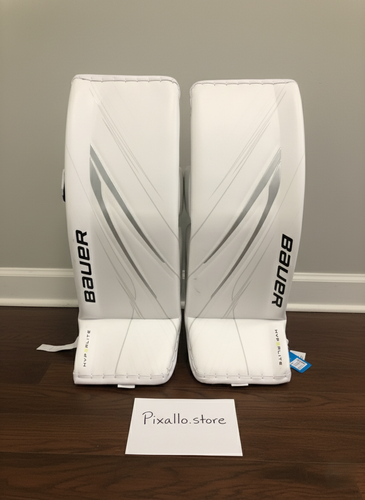 Medium Bauer Hyperlite 2 Goalie Leg Pads (New) (READ DESCRIPTION)