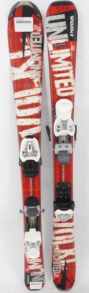 Volkl Unlimited Jr. Kids Skis with Bindings - 110 cm Used